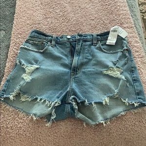 Abercrombie & Fitch High Rise Mom Shorts- 30